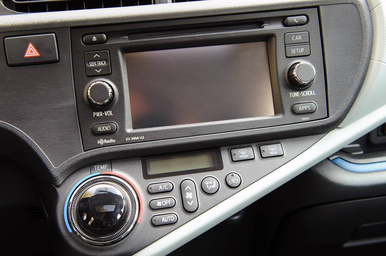 2012 Toyota Prius C instrument panel