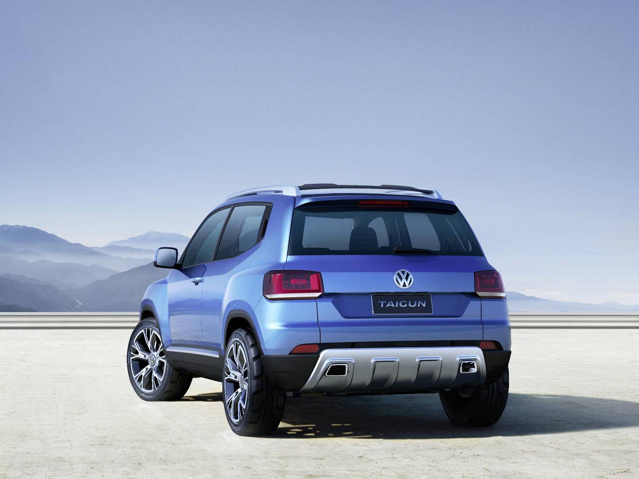 2012 Volkswagen Taigun Concept rear 3/4