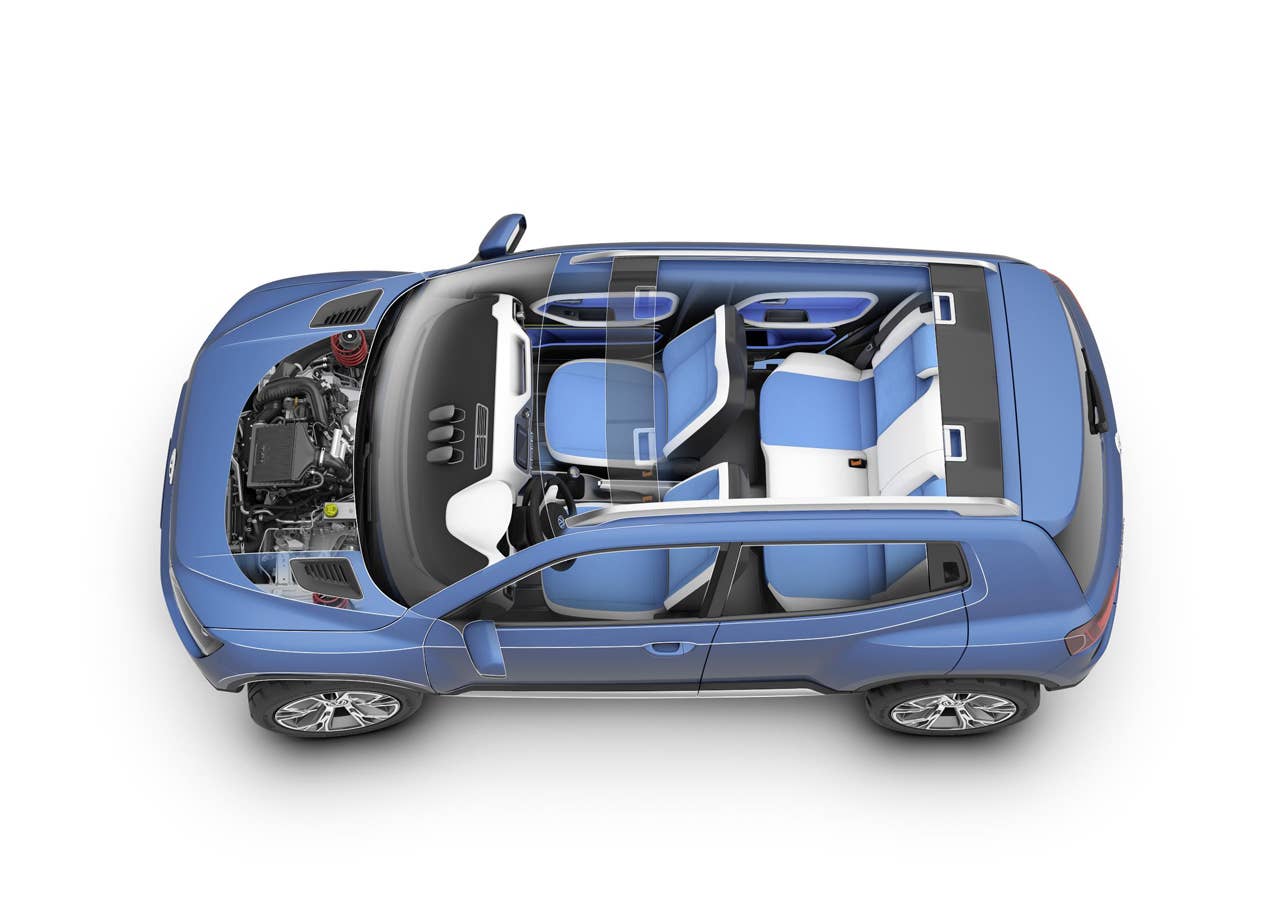 2012 Volkswagen Taigun Concept cutaway