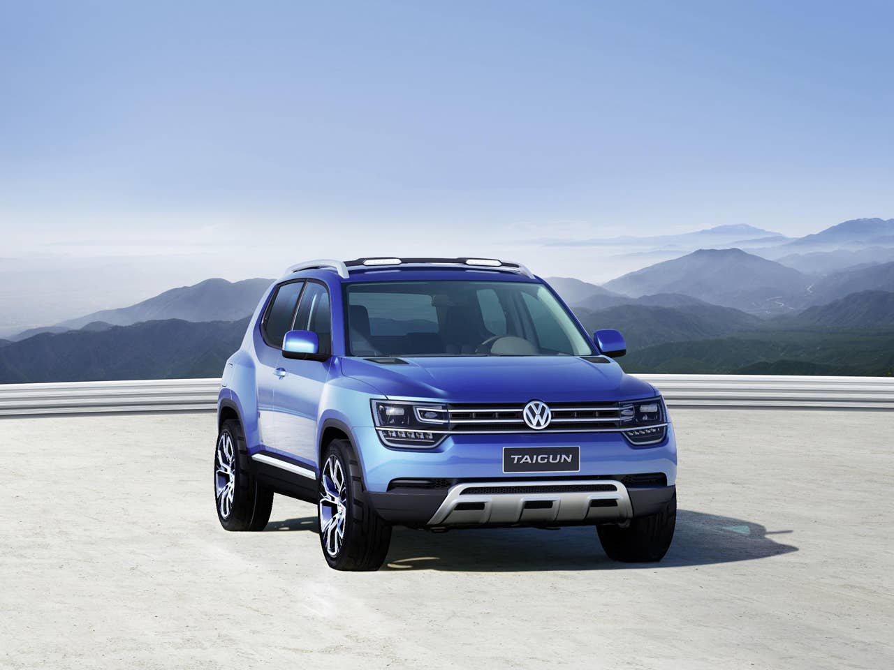 2012 Volkswagen Taigun Concept front 3/4