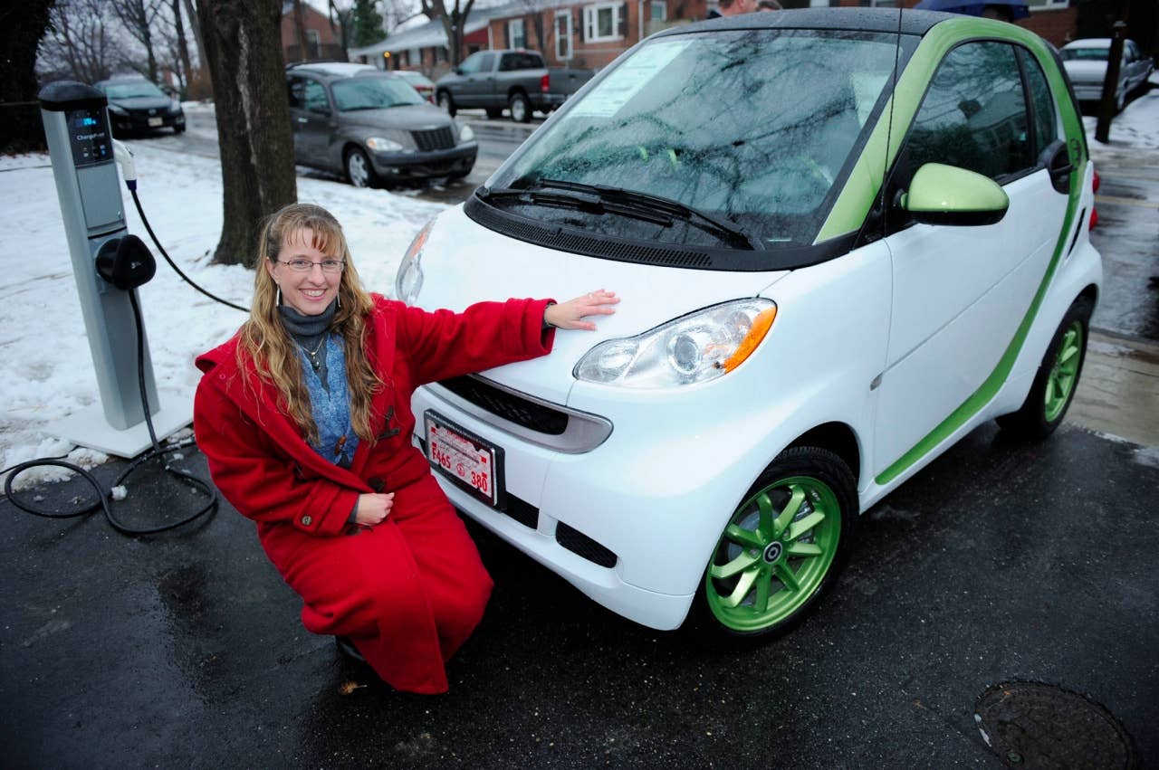 First Smart Fortwo Electric Delivery