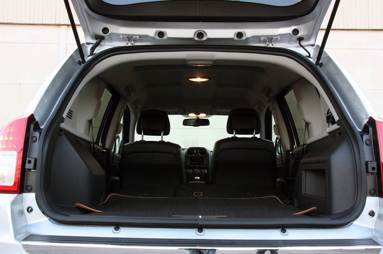 2011 Jeep Compass rear cargo area