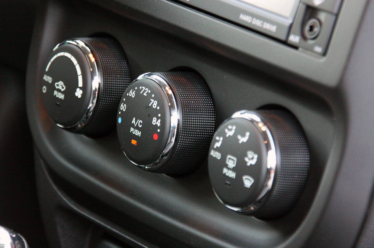 2011 Jeep Compass climate controls