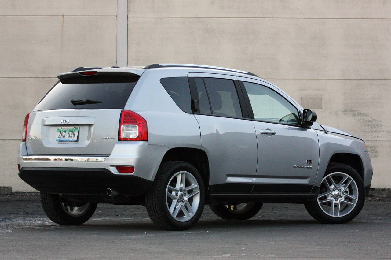 2011 Jeep Compass rear 3/4 view