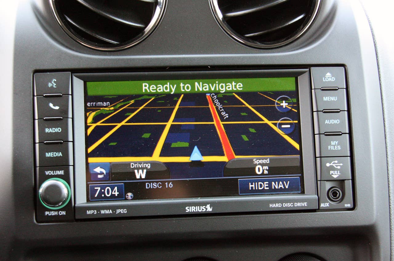 2011 Jeep Compass navigation system