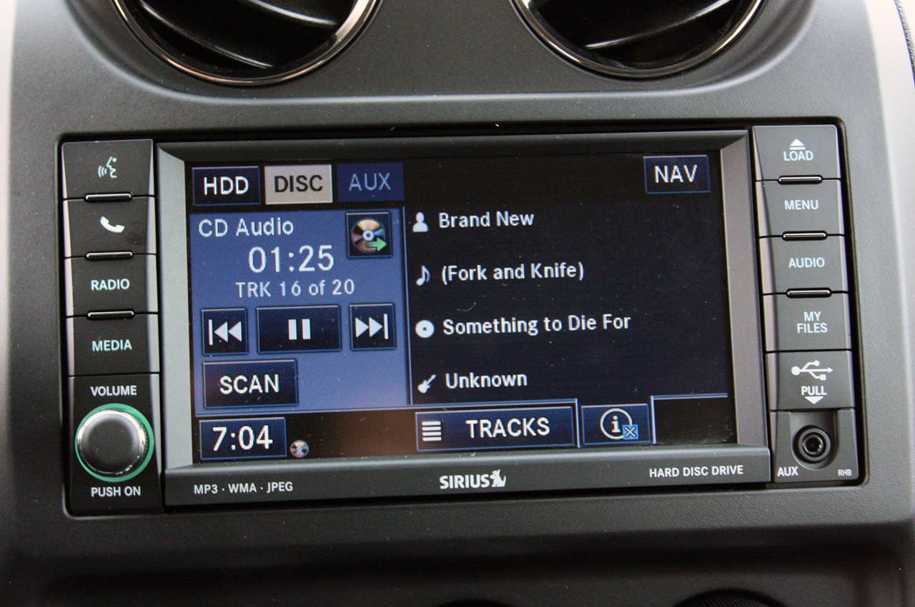 2011 Jeep Compass multimedia system