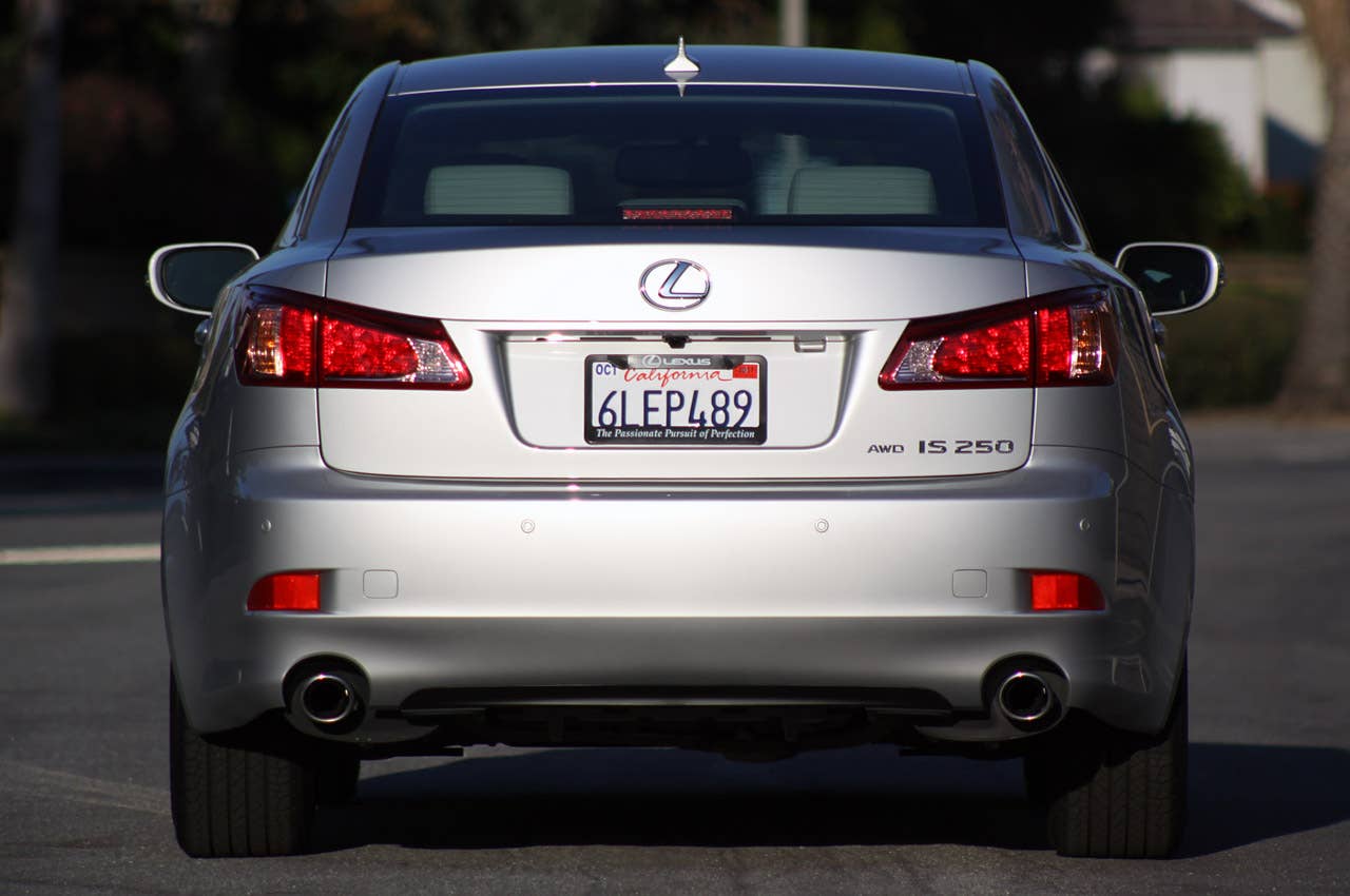 2011 Lexus IS 250 AWD rear view
