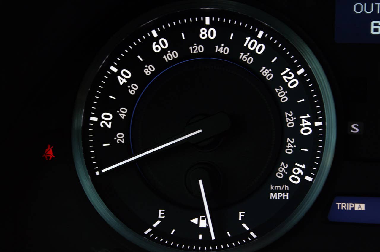 2011 Lexus IS 250 AWD speedometer