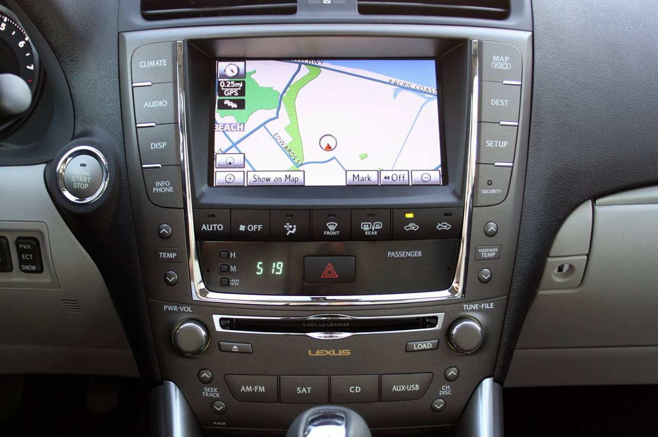 2011 Lexus IS 250 AWD instrument panel