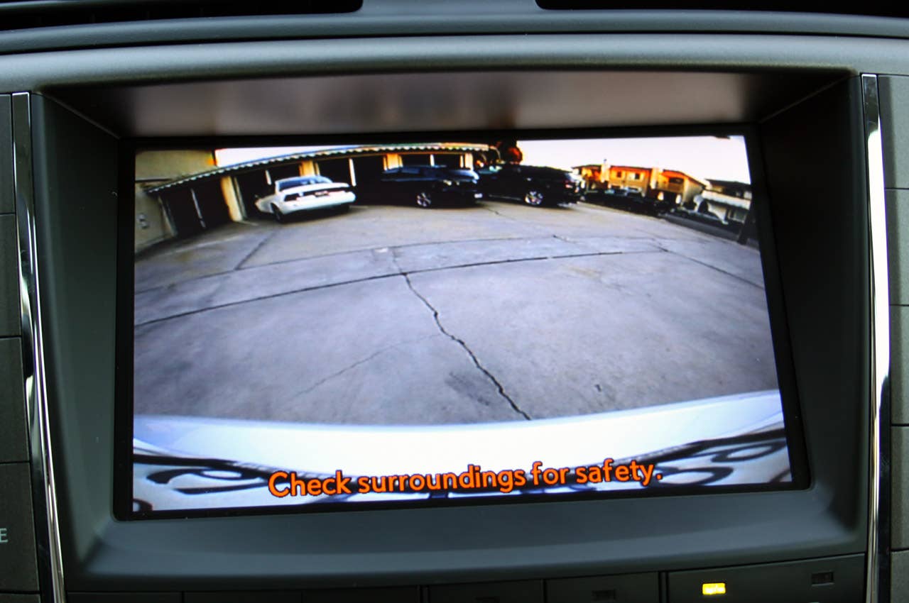 2011 Lexus IS 250 AWD rear camera display