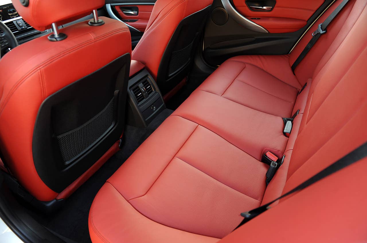 2012 BMW 335i rear seats