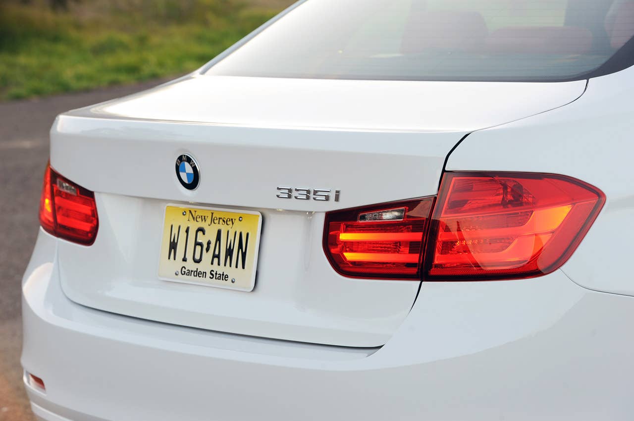 2012 BMW 335i rear detail