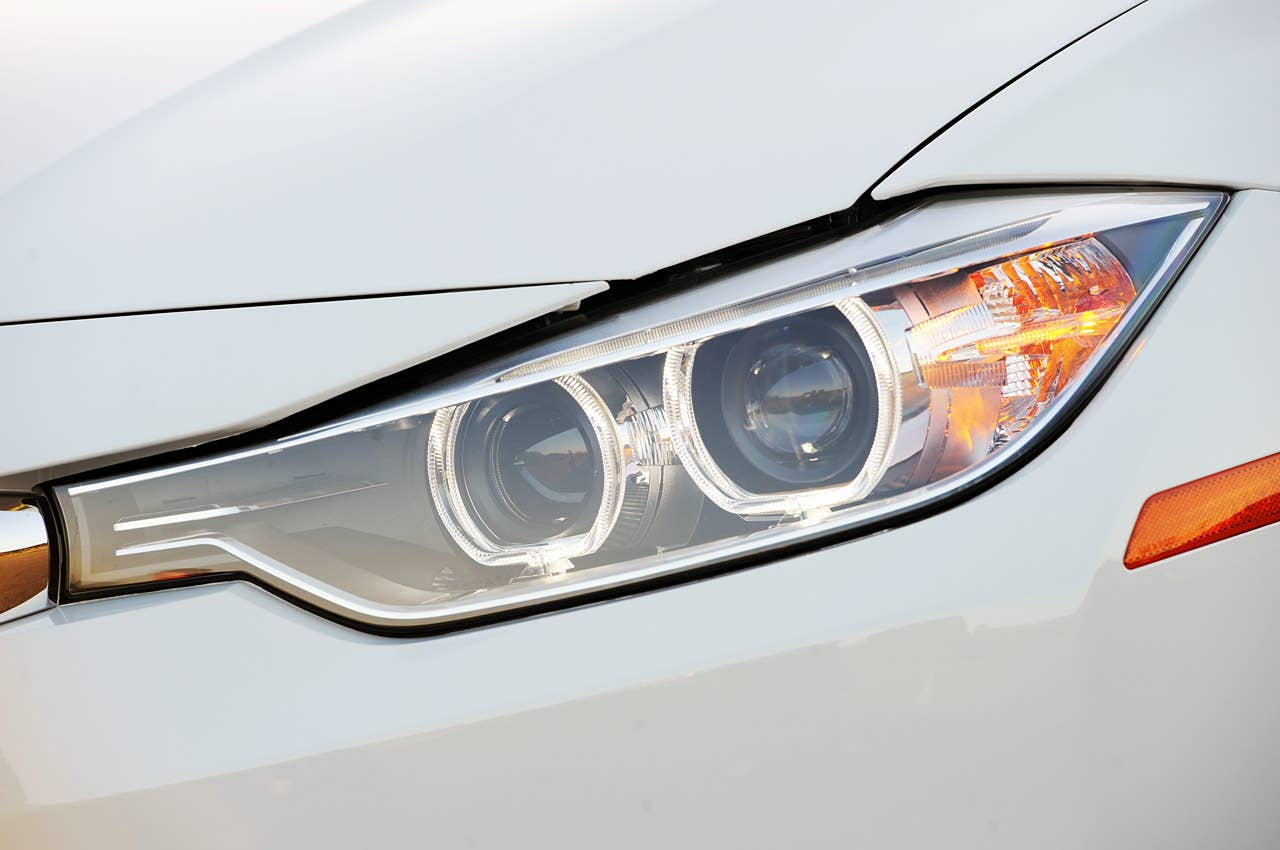 2012 BMW 335i headlight
