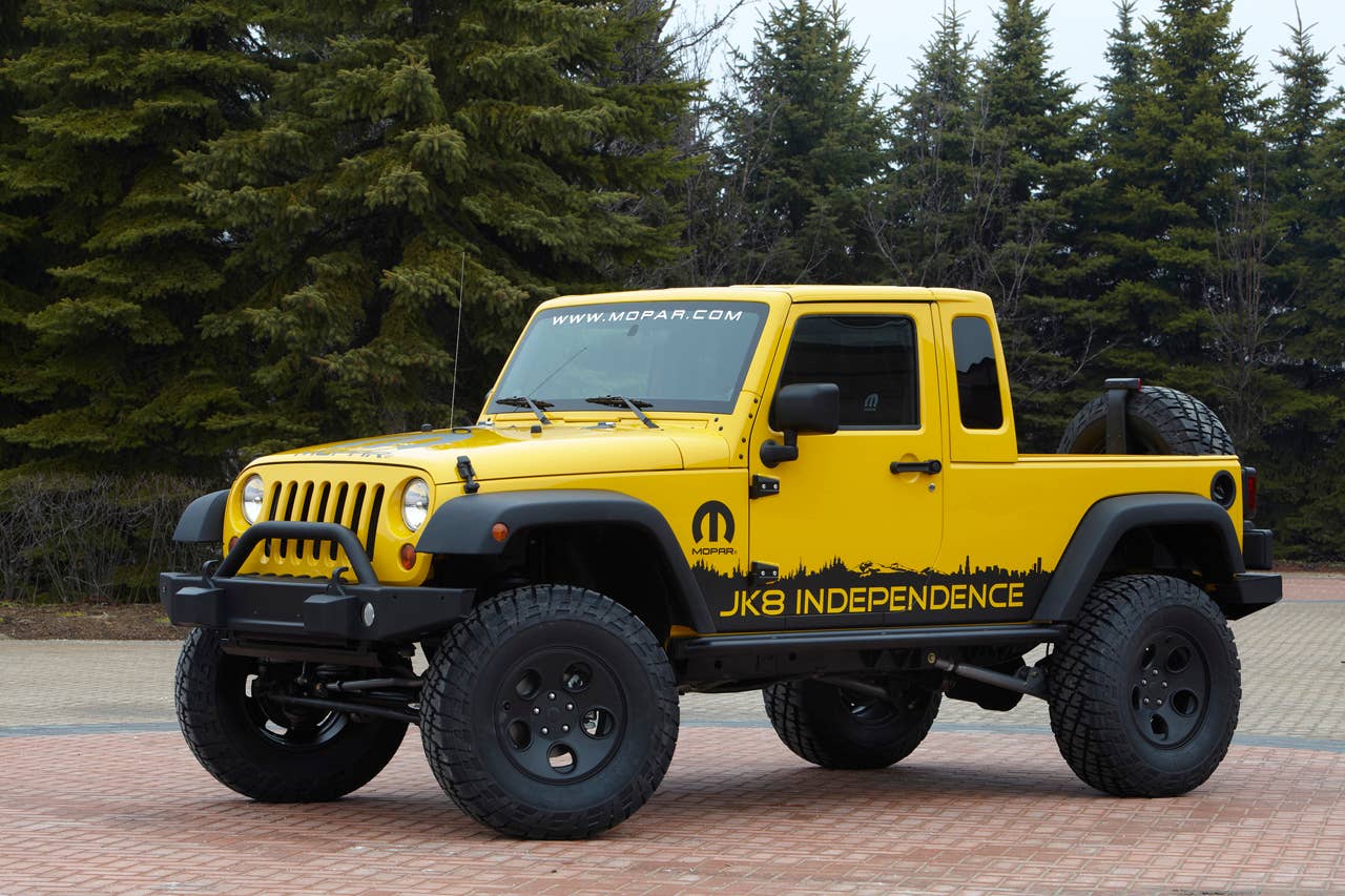 Jeep JK-8 Independence Conversion Kit front 3/4