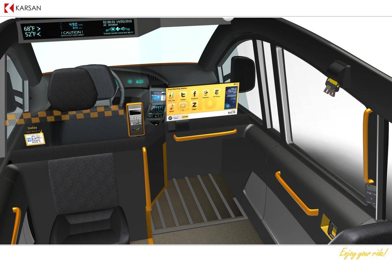 Karsan V1 New York City Taxi concept