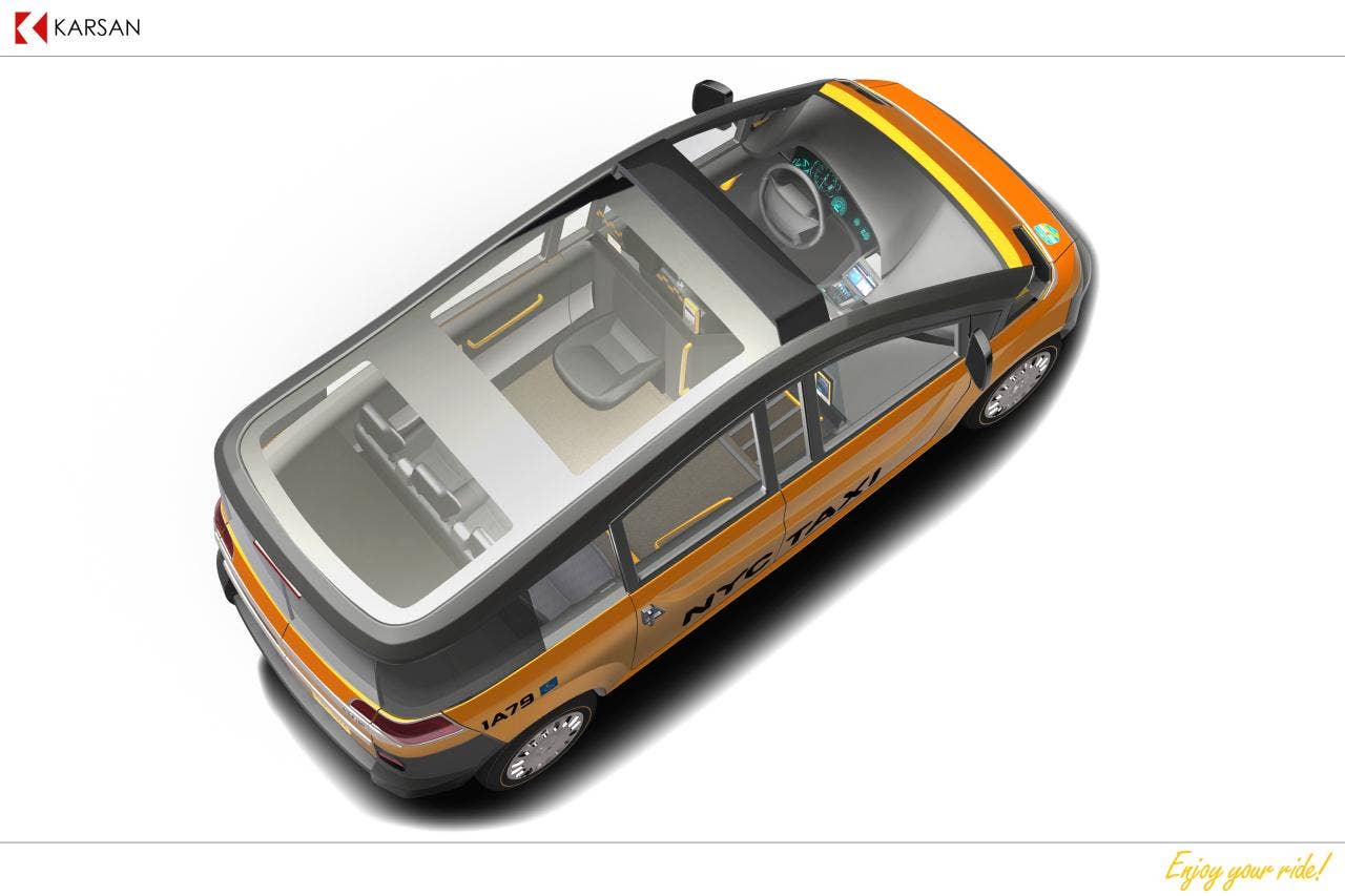 Karsan V1 New York City Taxi concept