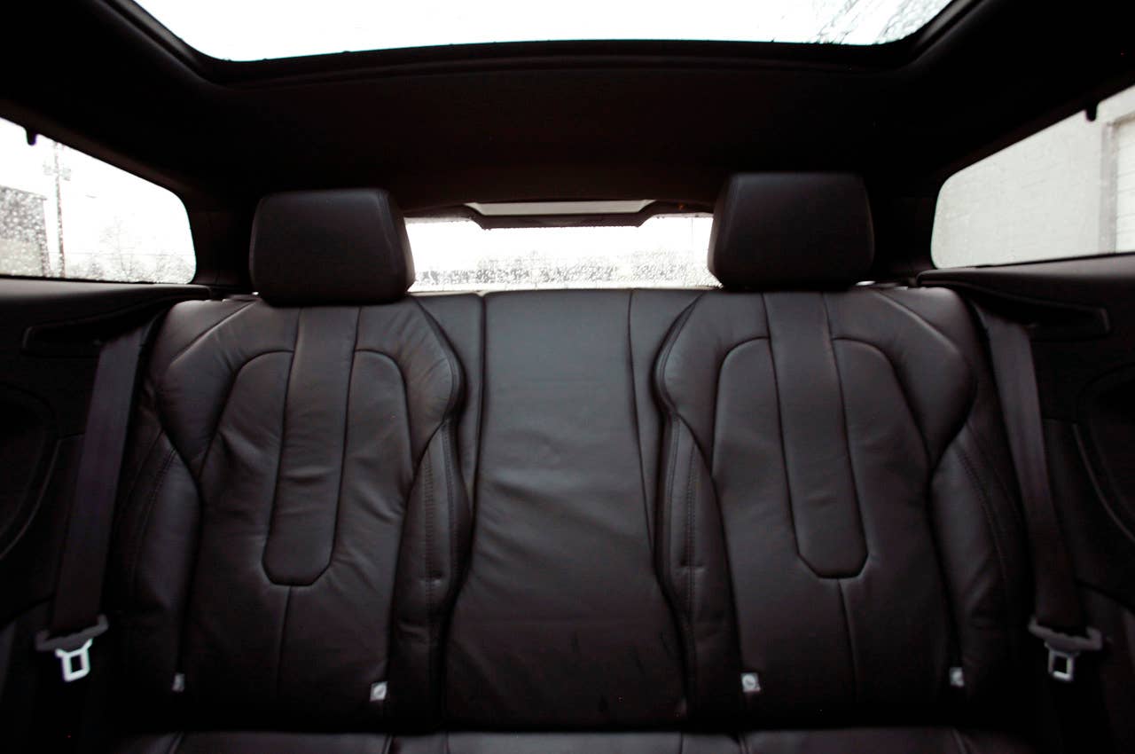 2012 Land Rover Range Rover Evoque Coupe rear seats