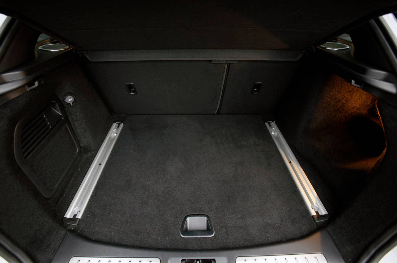 2012 Land Rover Range Rover Evoque Coupe rear cargo area