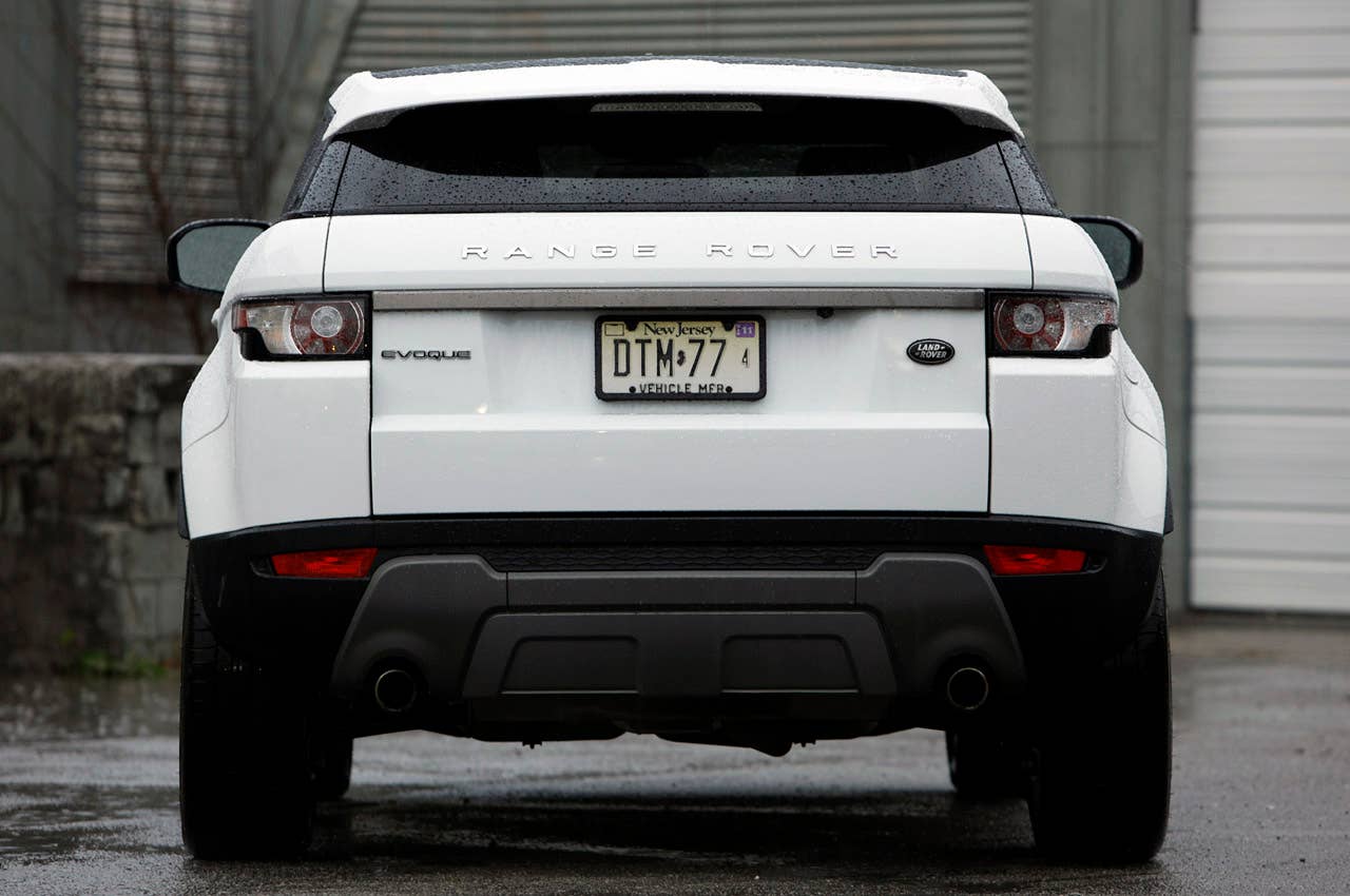 2012 Land Rover Range Rover Evoque Coupe rear view
