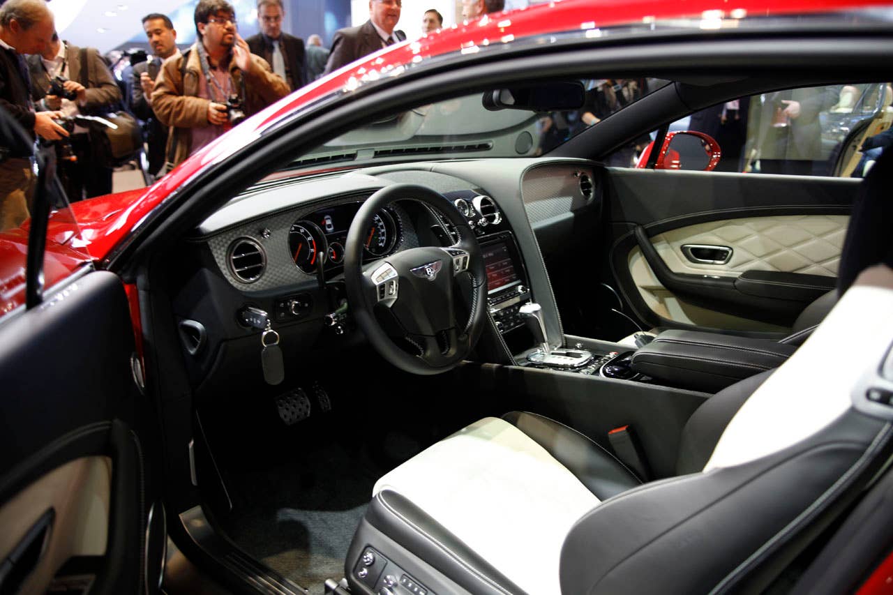 2012 Bentley Continental GT V8 interior