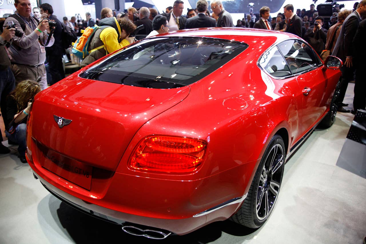 2012 Bentley Continental GT V8 rear