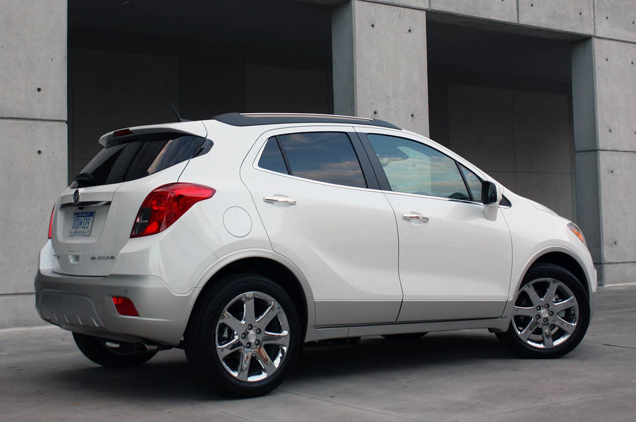 2013 Buick Encore rear 3/4 view