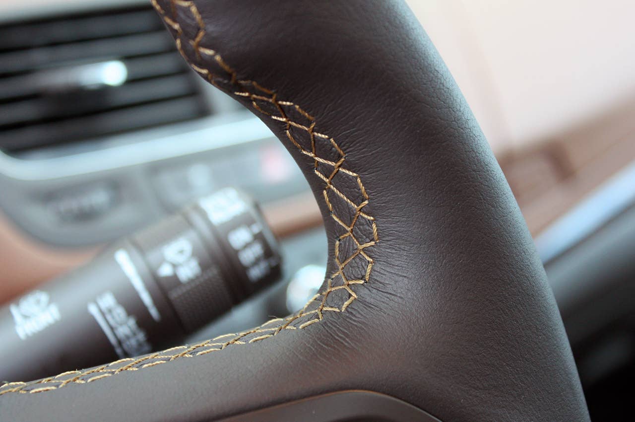 2013 Buick Encore steering wheel stitching