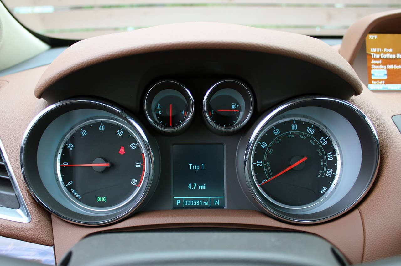 2013 Buick Encore gauges