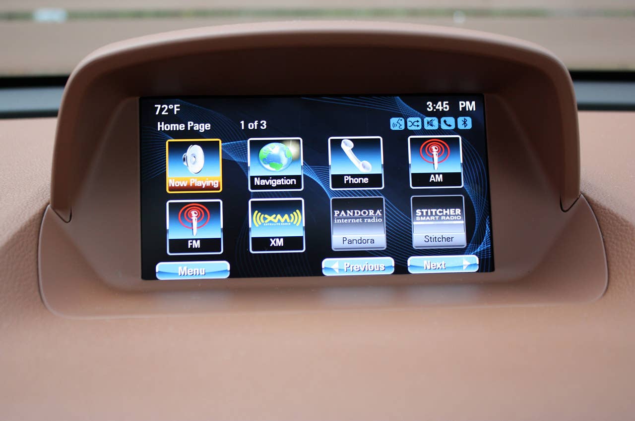 2013 Buick Encore infotainment system