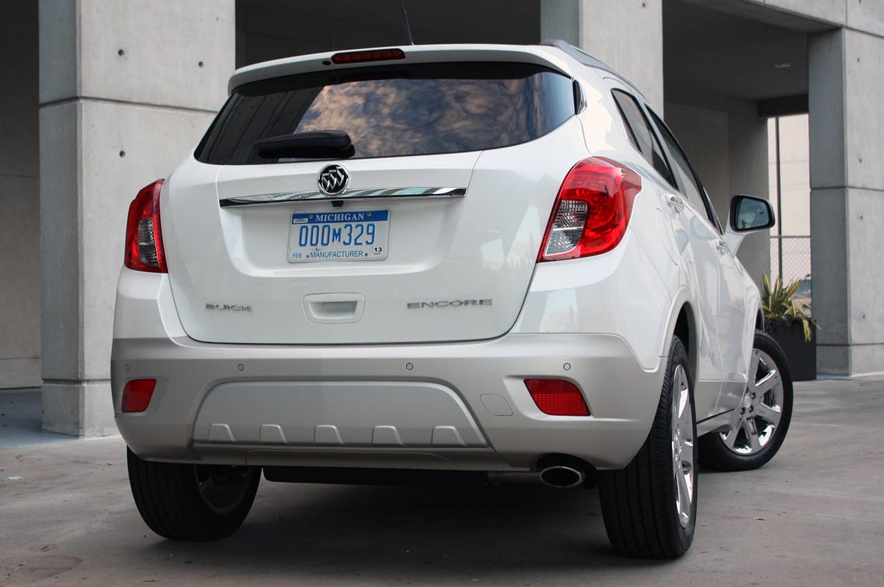2013 Buick Encore rear 3/4 view