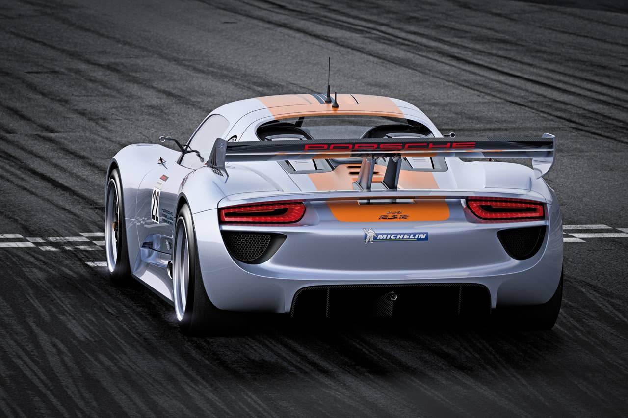 Porsche 918 RSR rear