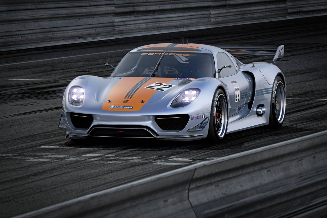 Porsche 918 RSR front 3/4