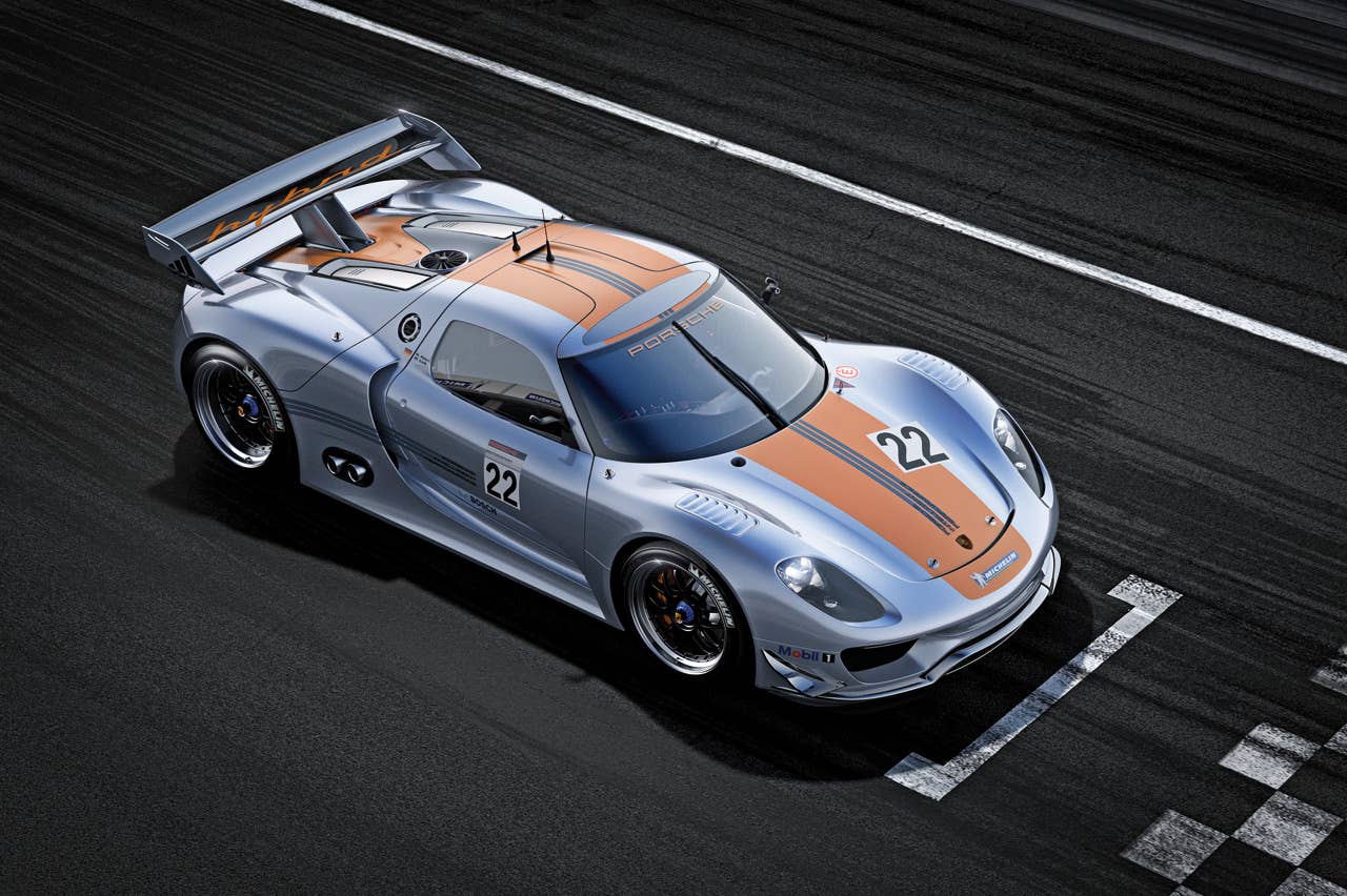 Porsche 918 RSR front 3/4