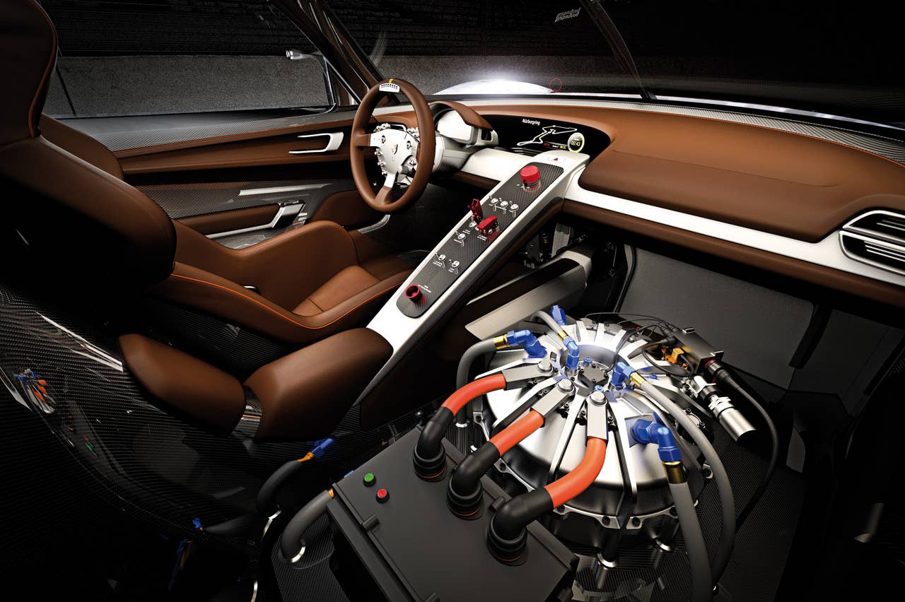 Porsche 918 RSR cockpit