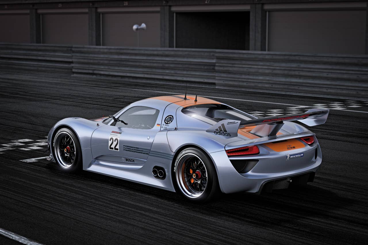 Porsche 918 RSR side