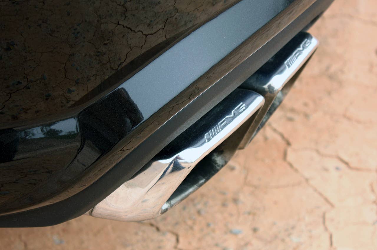 2012 Mercedes-Benz CLS63 AMG exhaust system