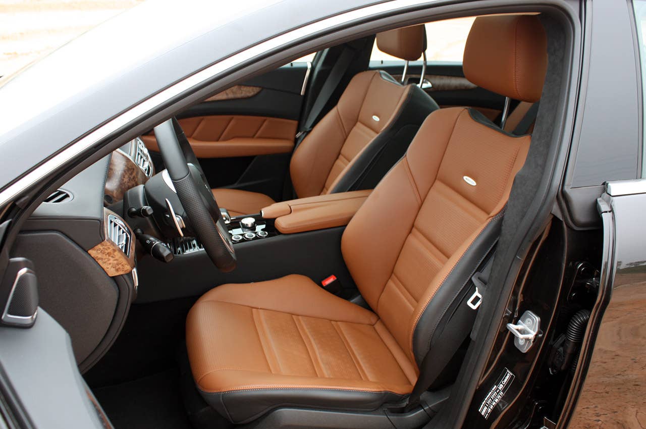 2012 Mercedes-Benz CLS63 AMG front seats