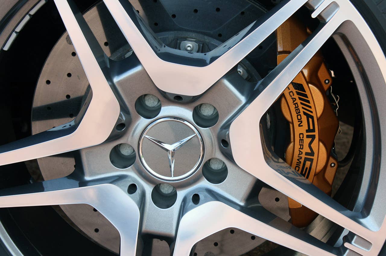 2012 Mercedes-Benz CLS63 AMG wheel detail