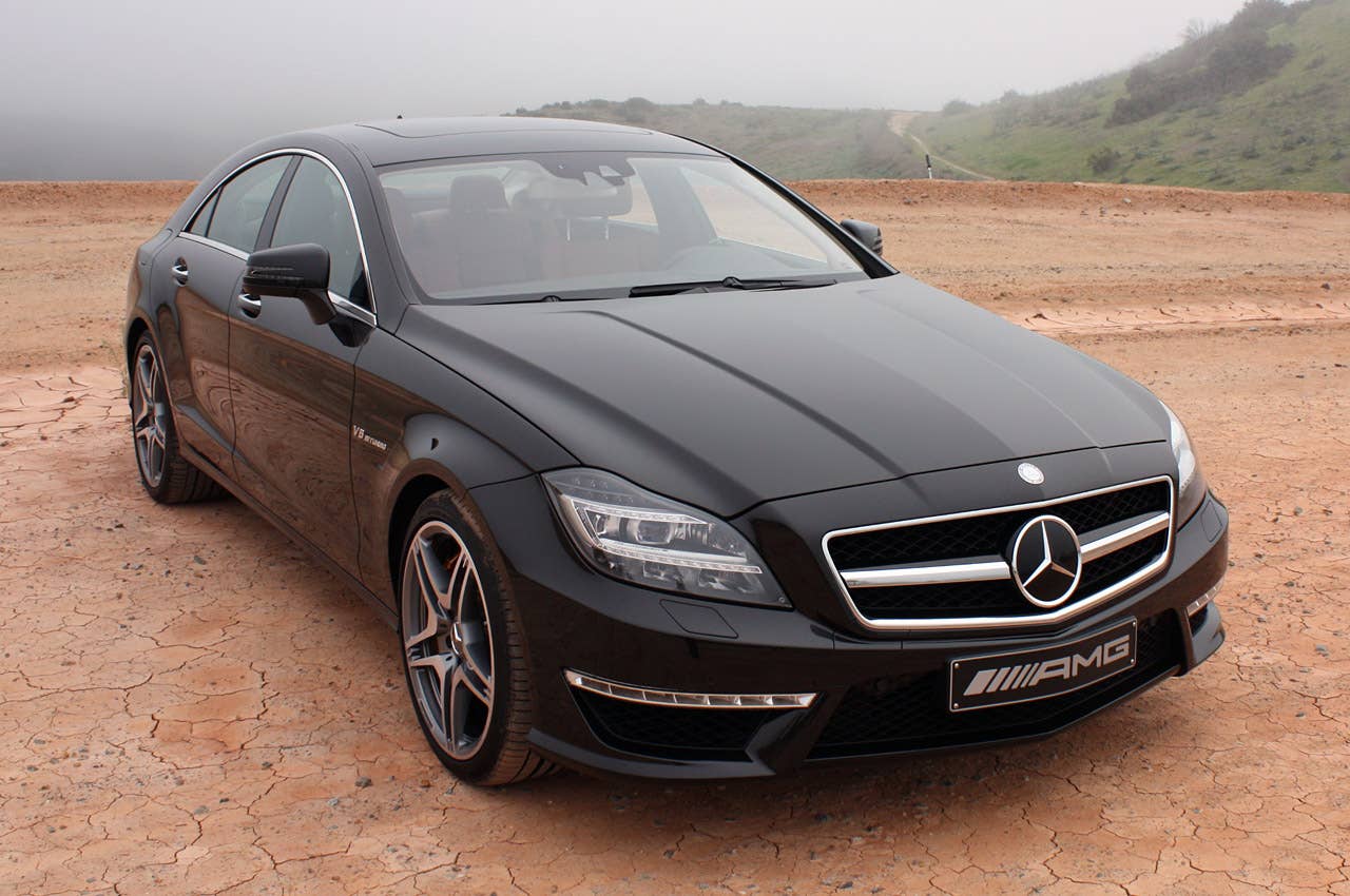 2012 Mercedes-Benz CLS63 AMG front 3/4 view