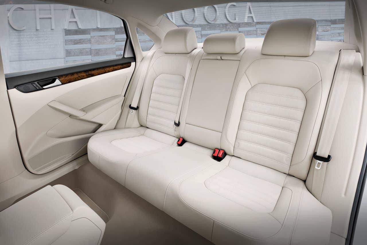 2012 Volkswagen Passat rear seat