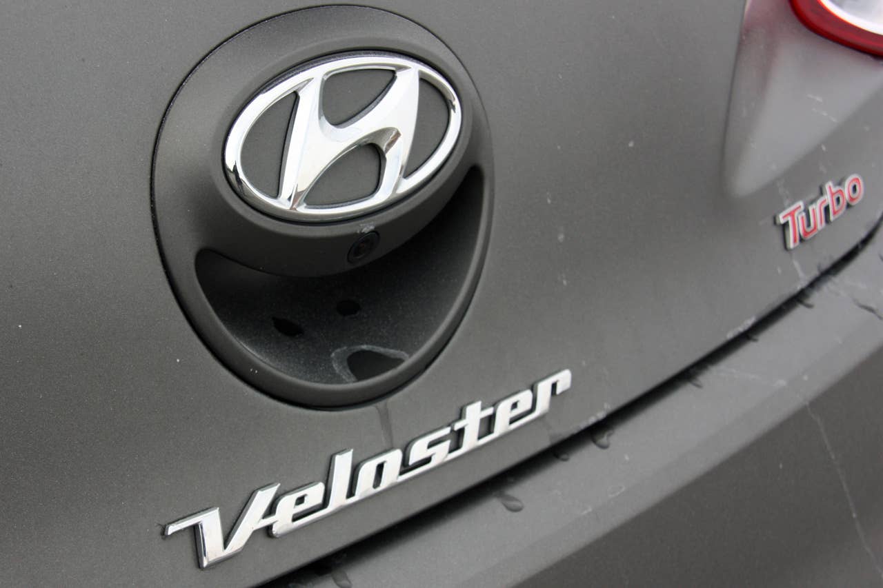Long-Term 2013 Hyundai Veloster Turbo rear badges