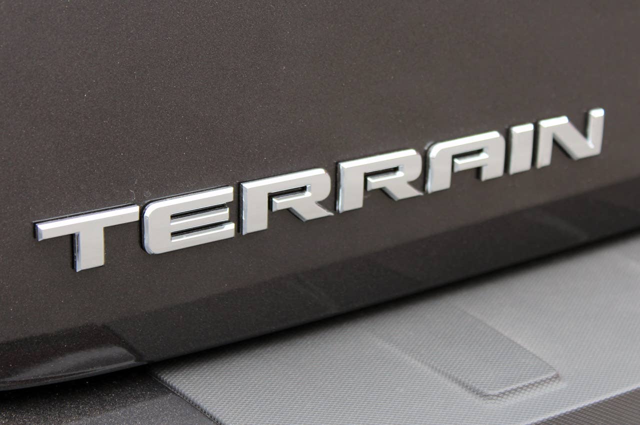 2013 GMC Terrain Denali badge