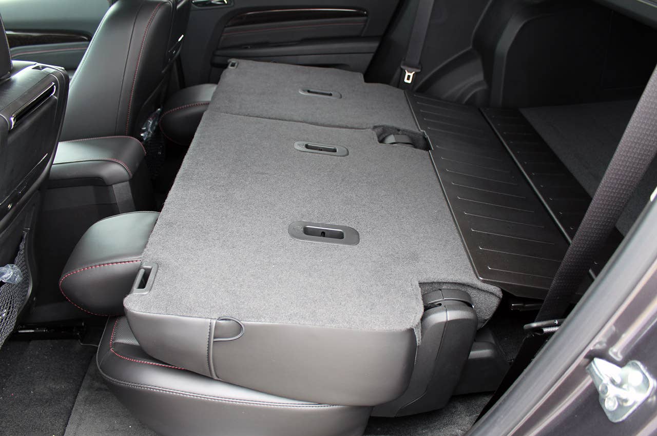 2013 GMC Terrain Denali folded rear seat