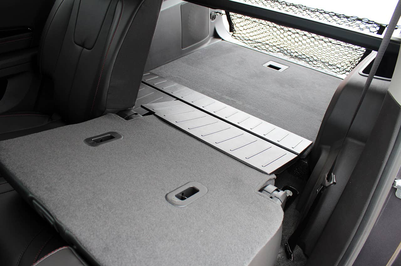 2013 GMC Terrain Denali folded rear seat
