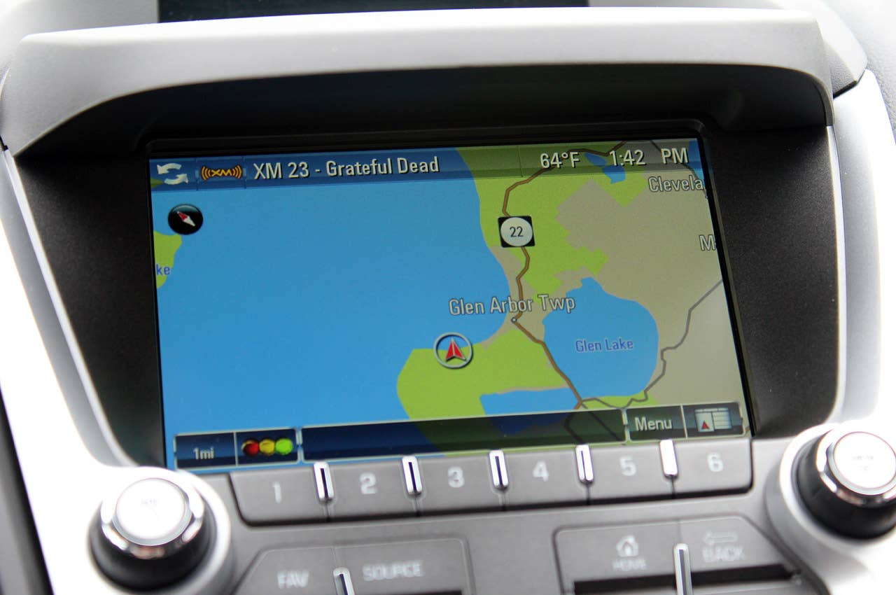2013 GMC Terrain Denali navigation system