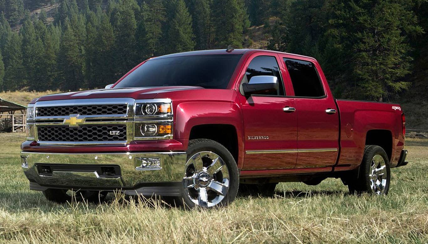 Sticker Price: $31,130 Invoice Price: $28,951 Fuel Economy: 18 mpg City, 24 mpg Highway TheChevrolet Silverado is a burly, capable truck that can handle pretty much anything you can throw at it. It edged out its competitors, the Ford F-150 and Ram 1500 -- which are both good trucks, as well -- for top honors this year. Consumer Reports likes this truck best in its LT trim. Research the Chevrolet Silverado Chevrolet Silverado Overview Chevrolet Silverado Photos & Video Chevrolet Silverado Local Dealer Price Quote