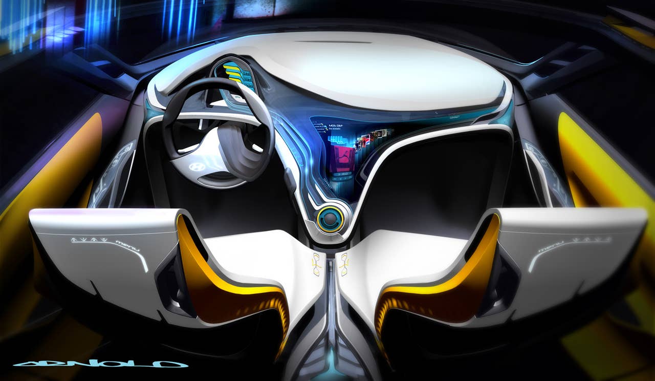 Hyundai Curb Concept Vehicle interior