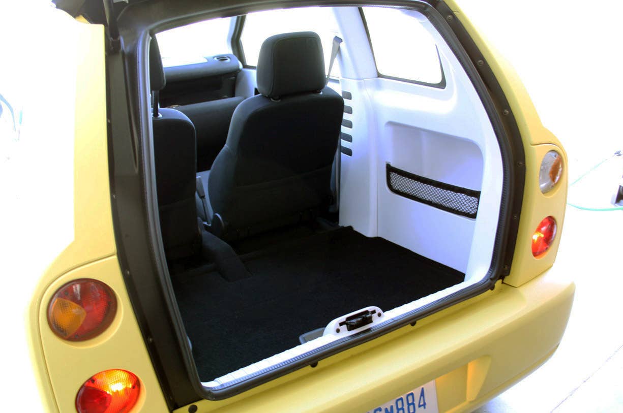 2011 Think City rear cargo area