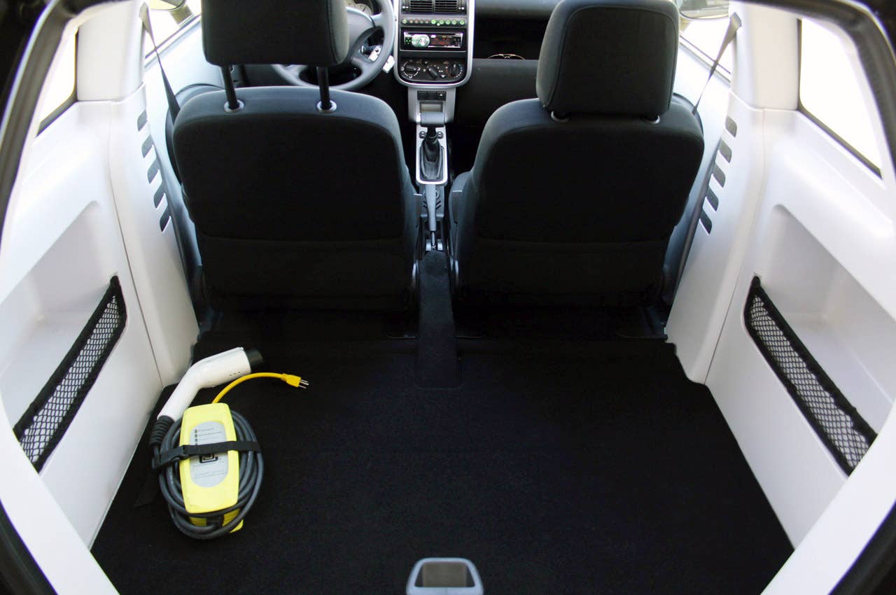 2011 Think City rear cargo area