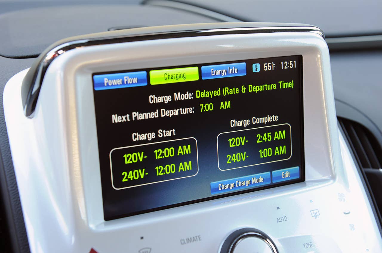 2011 Chevrolet Volt charging info